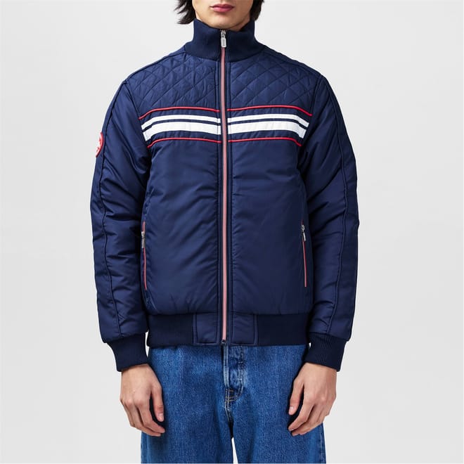 Short High Neck Bomber Jacket