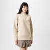 High Neck Zip Knitted Jumper