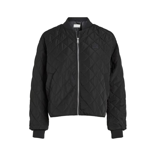 Quilted Bomber Jacket