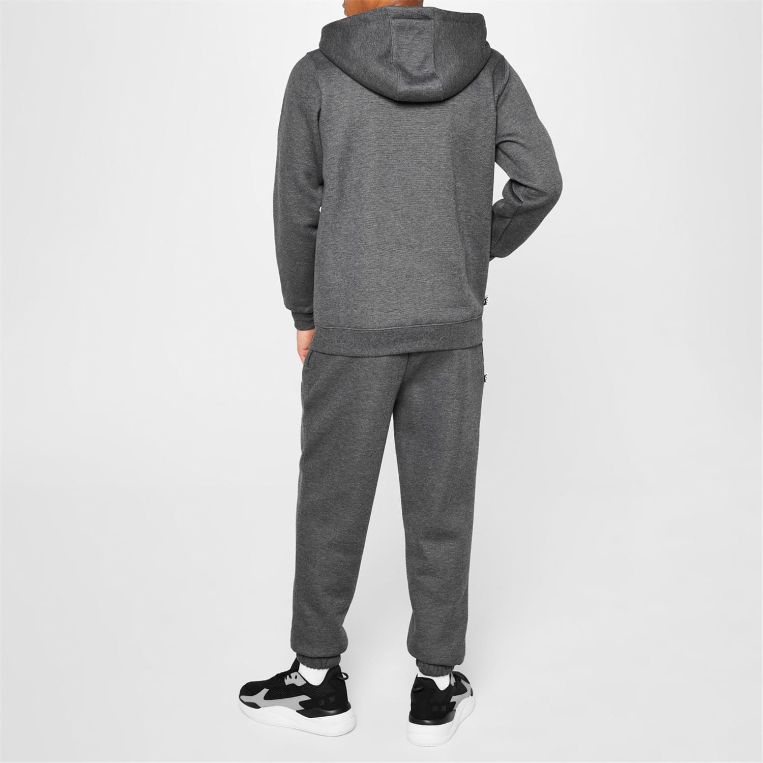 Grey lonsdale Mens Essential Zip Hoodie Get The Label