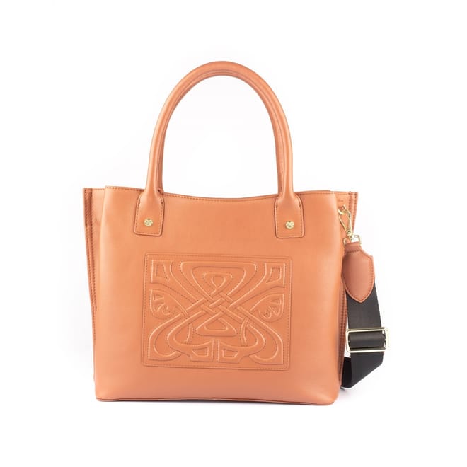 Leather Padded Tote Bag