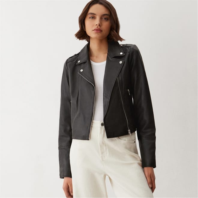 Leather Biker Jacket