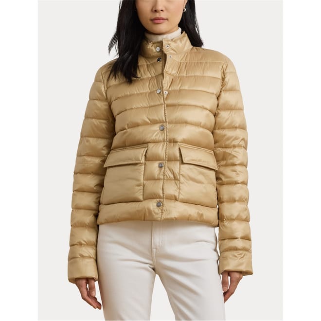 Short High Neck Puffer Jacket