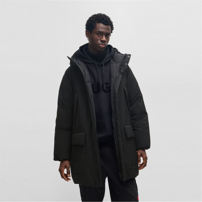 Hooded Relaxed Fit UGG Puffer Jacket