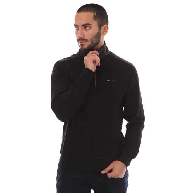 Cotton Fleece Alloy Quarter Zip Sweatshirt