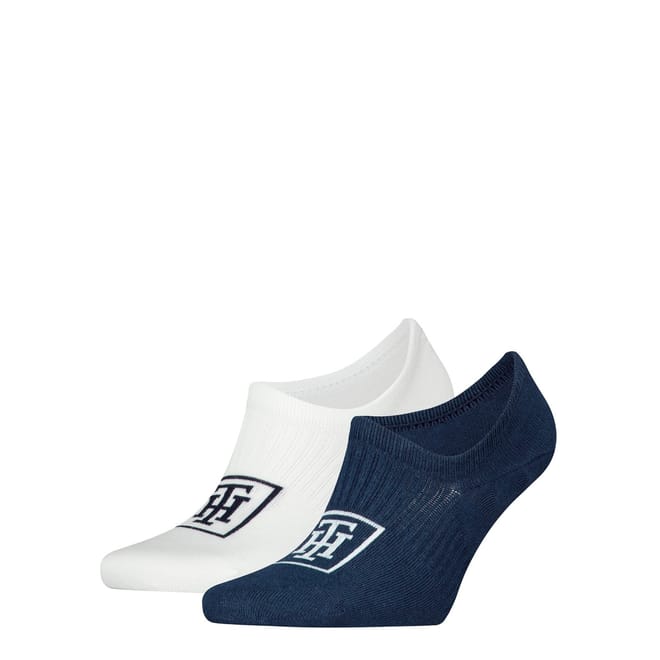 2 Pack Mono Footie Liner Socks