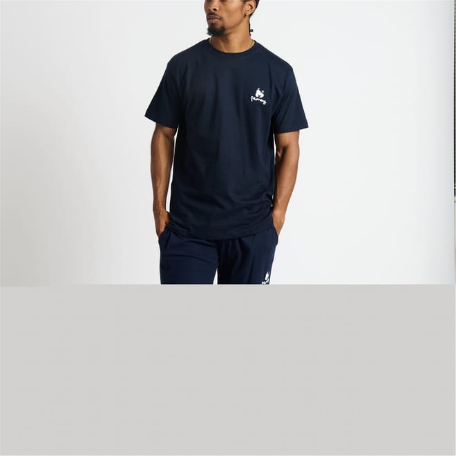 Combo Logo Drawstring Long Lounge Twin Set