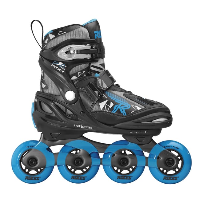 Moody Black Blue Junior Skates