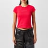Cropped Crew Neck Regular Fit T-Shirt