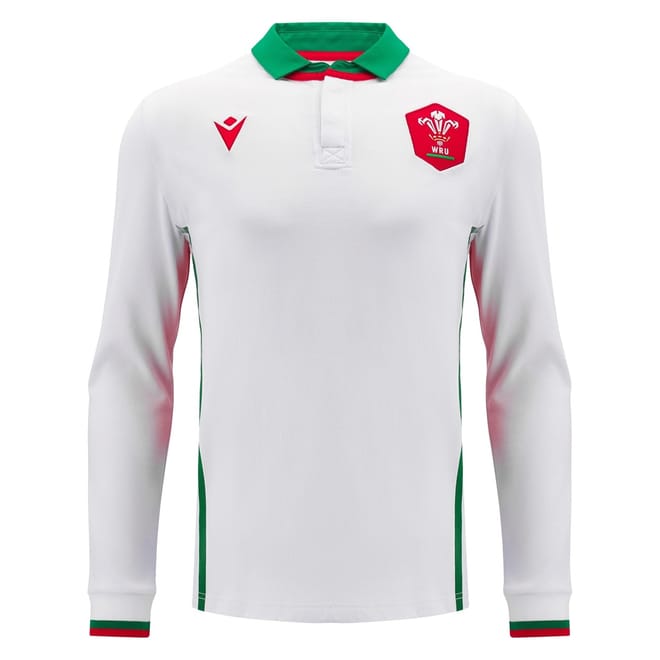 Welsh Rugby Union Long Sleeve Away Shirt 2024 Adults
