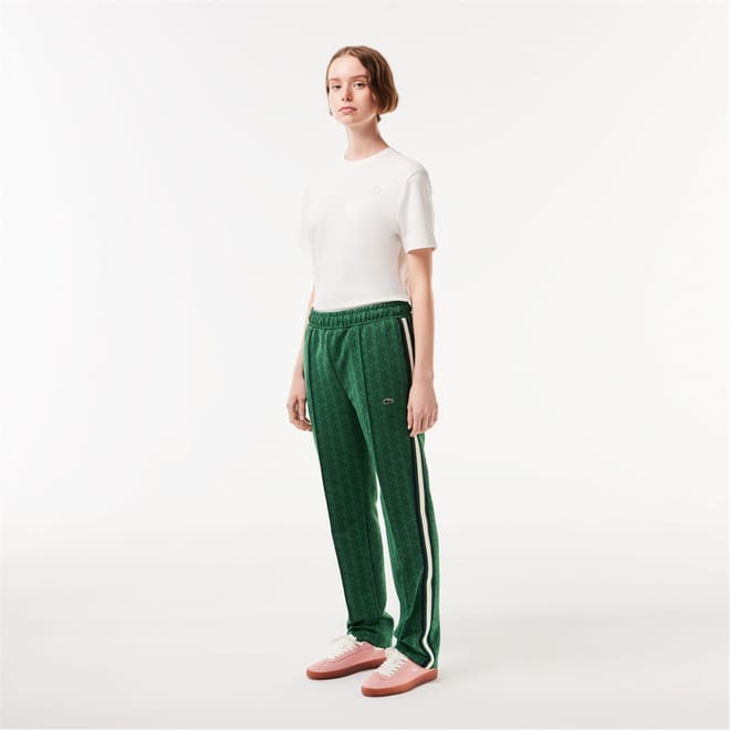 Geometric Side Stripes Track Pants