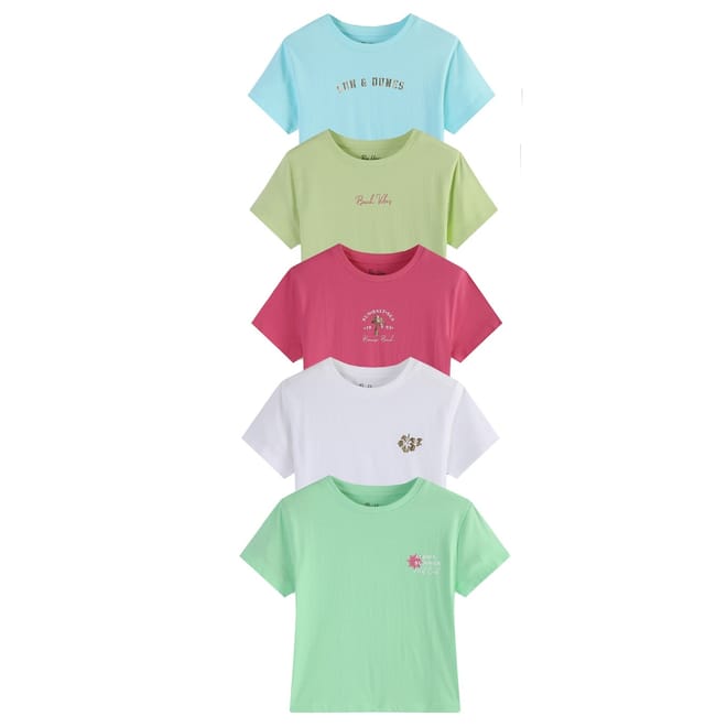 Tropic Boxy Fit Crew Neck T-Shirt