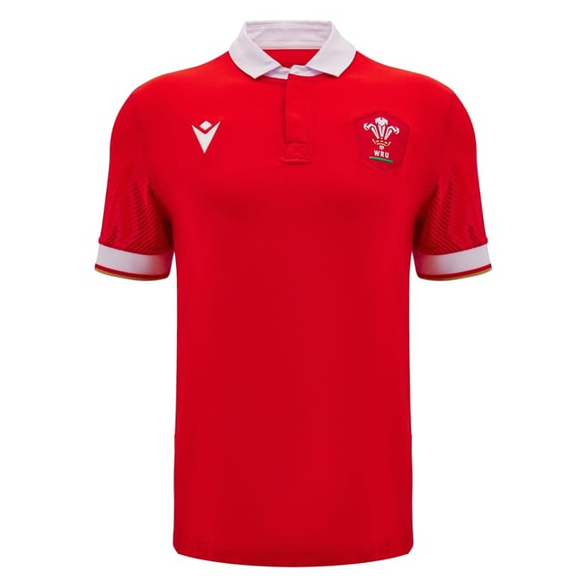 Mens Welsh Rugby Union Home Shirt 2024 Womens