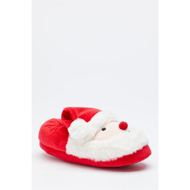 Kids Christmas Santa Slippers