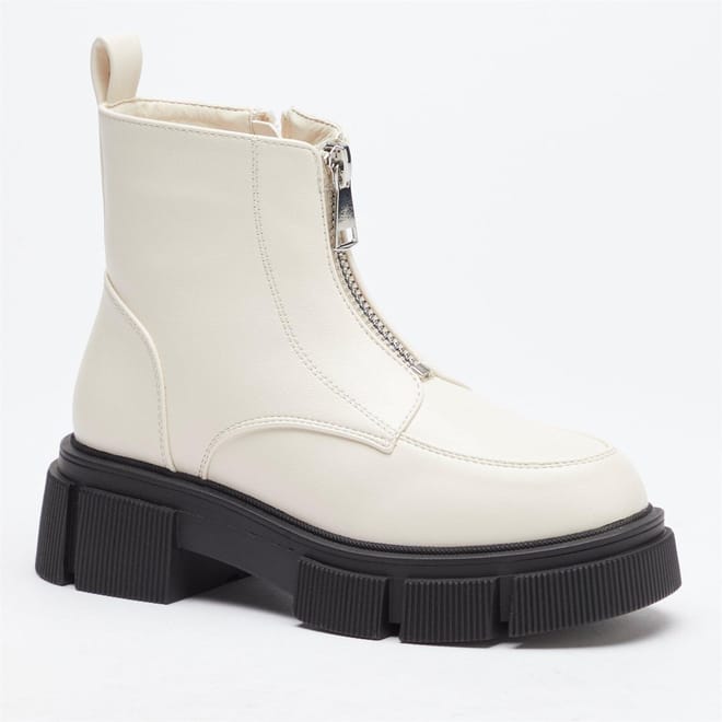 Girls Zip Front Boot
