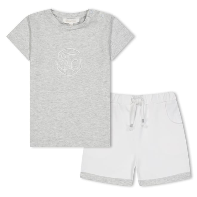 Crew Neck Short Sleeve T-Shirt and Short Set
