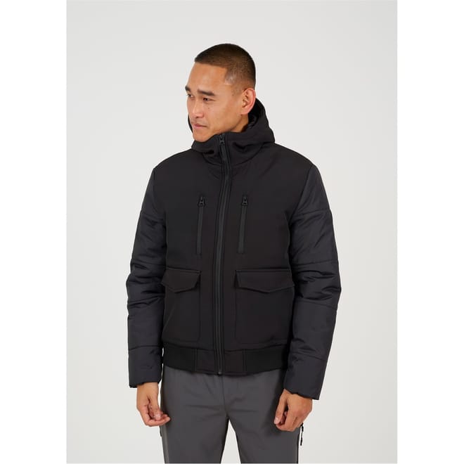 Shell Puffer Jacket With Hood