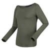 Lakeisha Boat Neck Long Sleeve Top