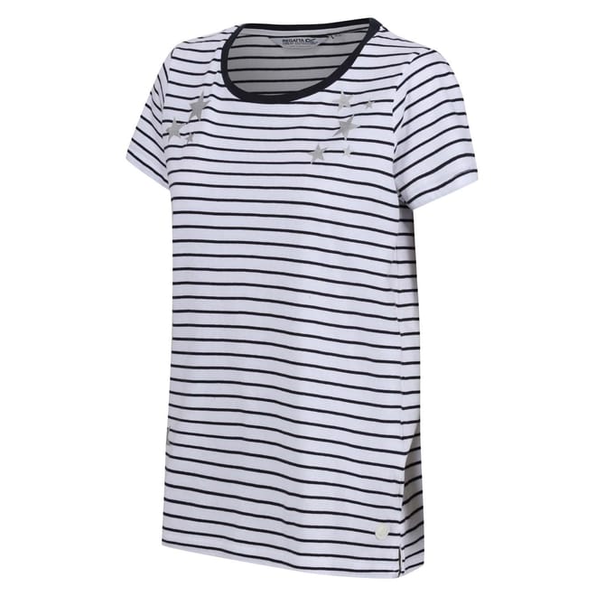 Odalis II Striped Graphic T-Shirt