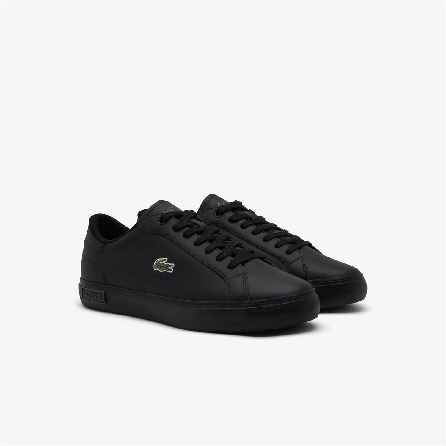 Leather Sneakers Lacoste Powercourt 121 Women's Black Lacoste