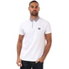 Mens Nicks Check Collar Polo Shirt