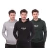 Hooded Lettering Regular Fit Sweatshirt