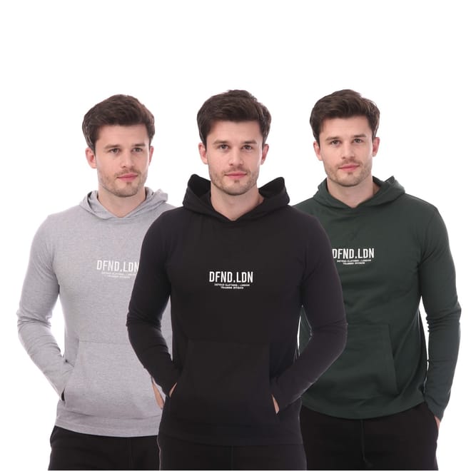 Hooded Lettering Regular Fit Sweatshirt