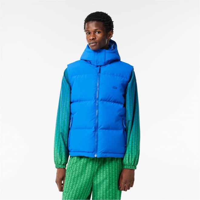 Crocodile Print Hooded Vest