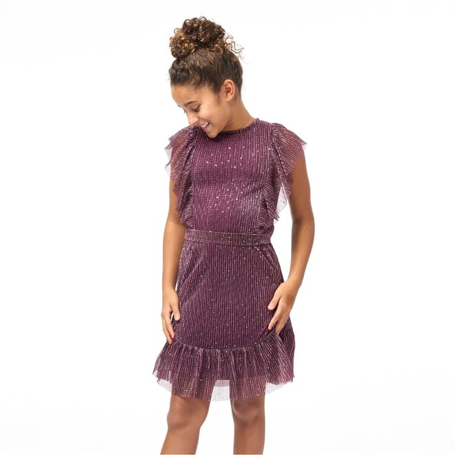 Girls Plisse Dress