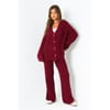 Knit Cardigan  And  Trouser Set