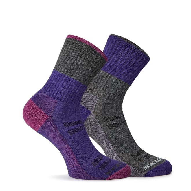 2 Pack Crew Socks