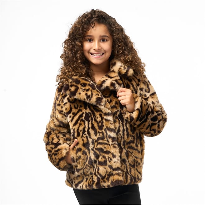 Girls Faux Fur Jacket