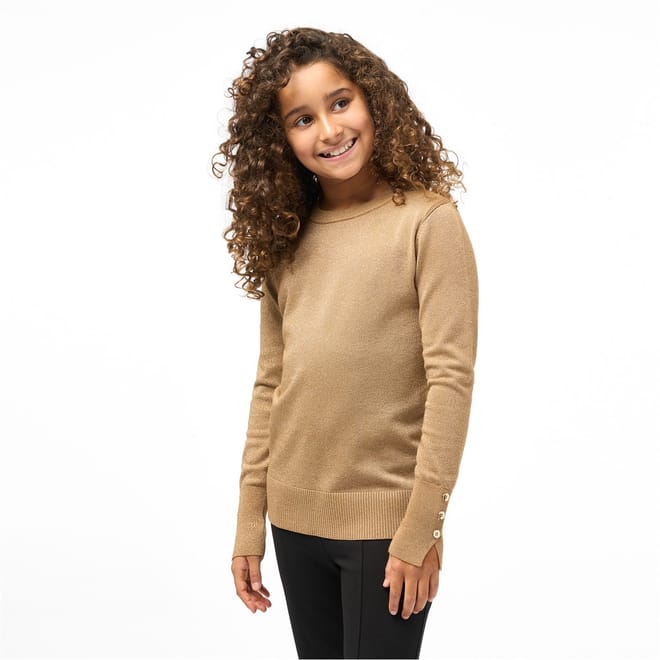 Girls Soft Shimmer Jumper