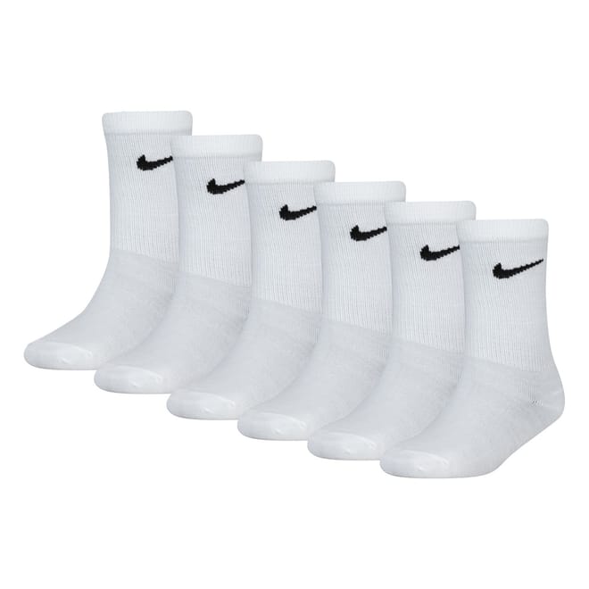 6 Pack Of Crew Socks Childrens