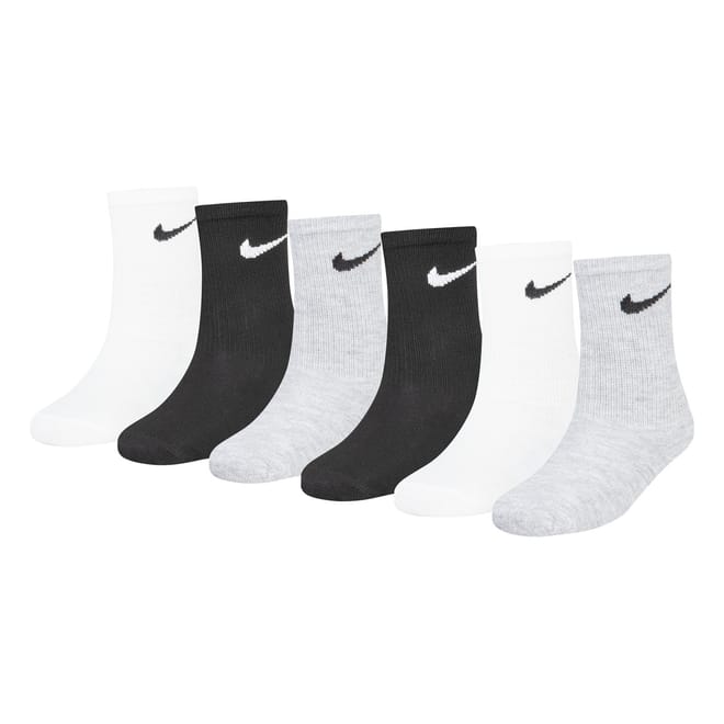 6 Pack Of Crew Socks Childrens
