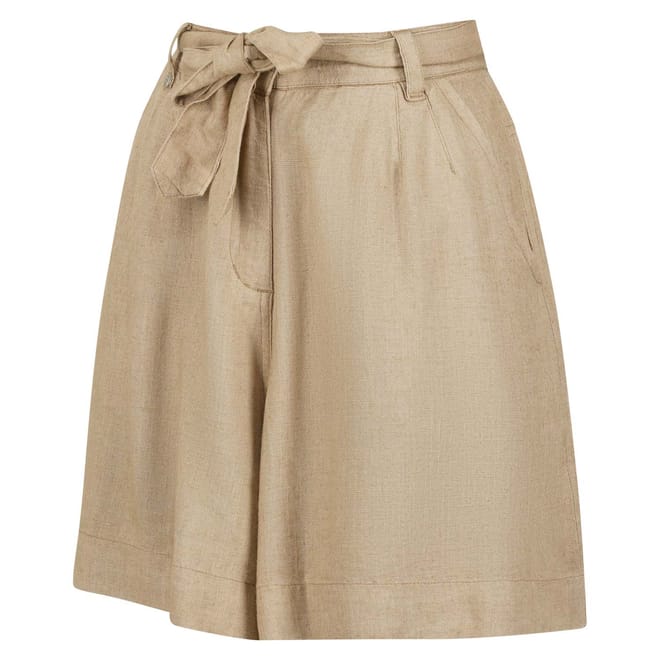 Sabela Tie Belt Casual Shorts