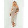 Shoulder Super Soft Midi Dress