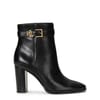 Block Heel High Booties