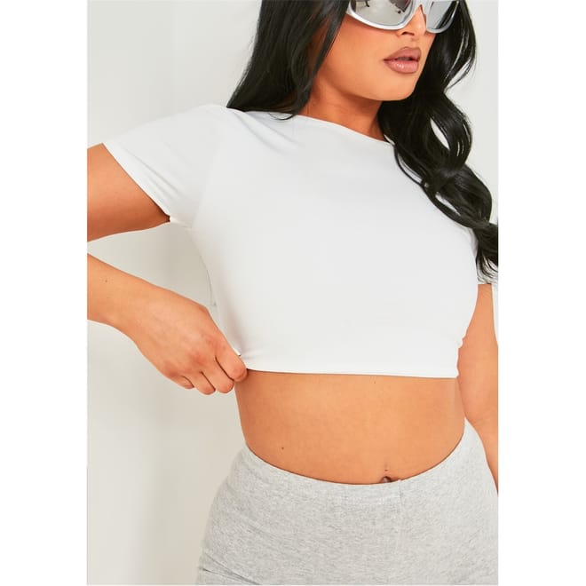 Sculpt Backless Crop Top