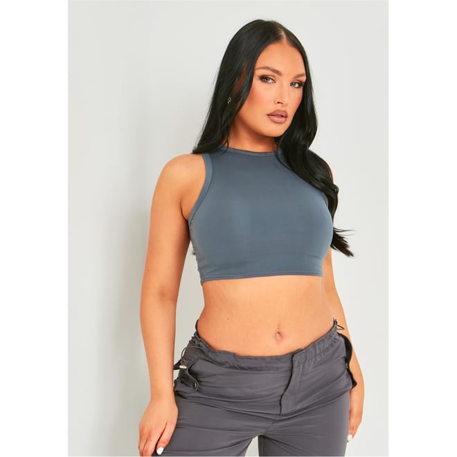 Sculpt Racer Crop Top