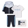 Crew Neck Short Sleeve T-Shirt Jogger Suit