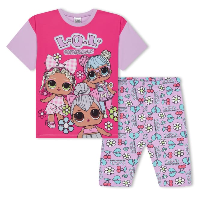 Lol T-Shirt And Cycling Short Set