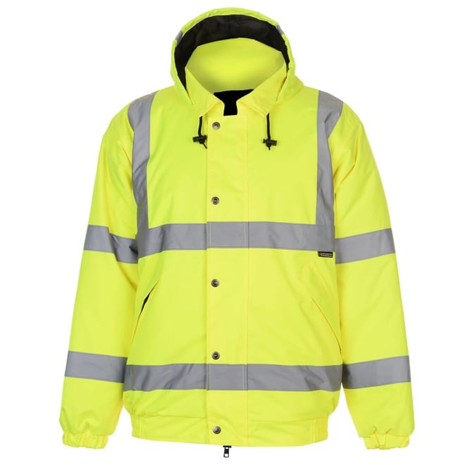 Mens Hi Vis Bomber Jacket