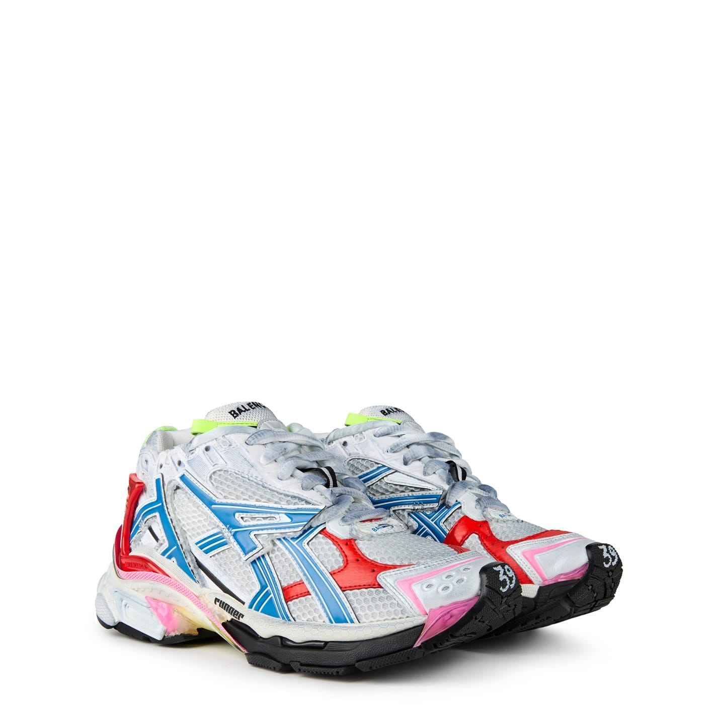 White Balenciaga Runner Sneakers - Get The Label