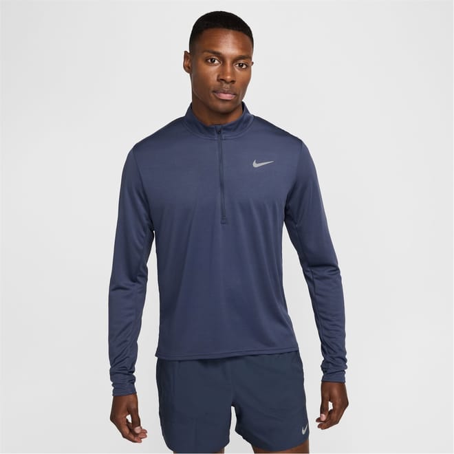 Mens Half Zip Core Long Sleeve Running Top
