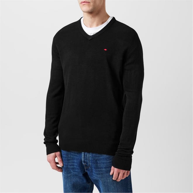 Cooper Long Sleeve V Neck Jumper
