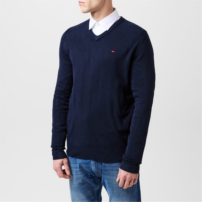 Cooper Long Sleeve V Neck Jumper