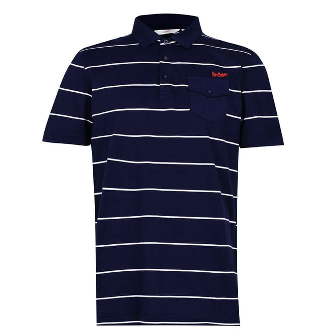 Mens Stripe Polo