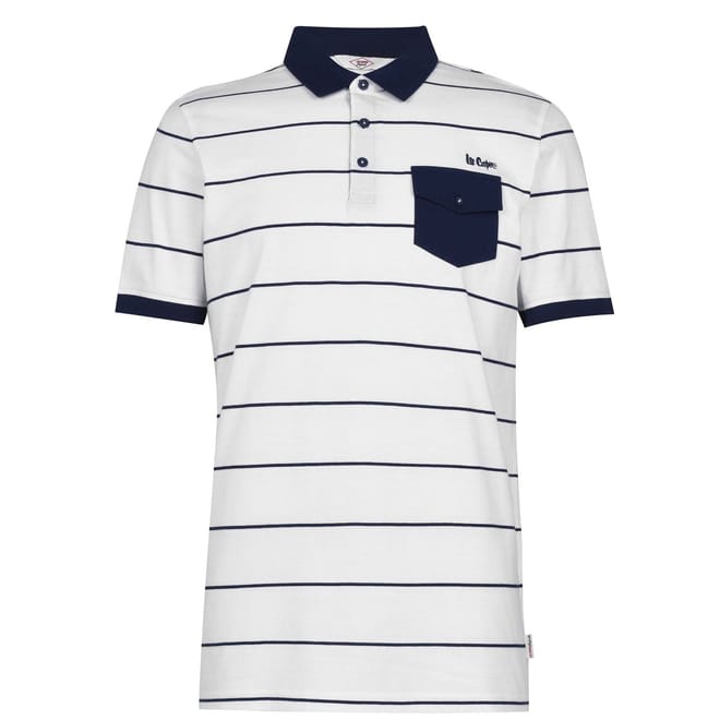Mens Stripe Polo