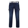 Mens Belted Cargo Jeans
